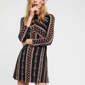 Free People Stella Aztec Mini Dress
